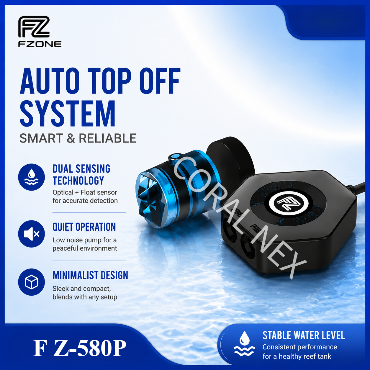 Aquarium Auto Top Off - Fzone ATO 580P Auto Top Off