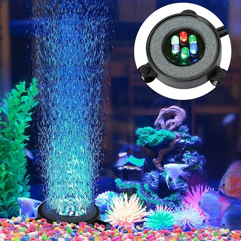 Aquarium Fish Colorful - Submersible Underwater Fish Tank Light Color