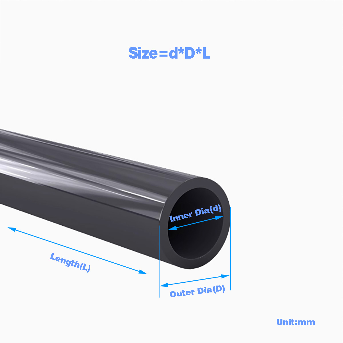 Aquarium Fish To Buy - Black PVC Plastic Pipe Hollow Tube/Fish