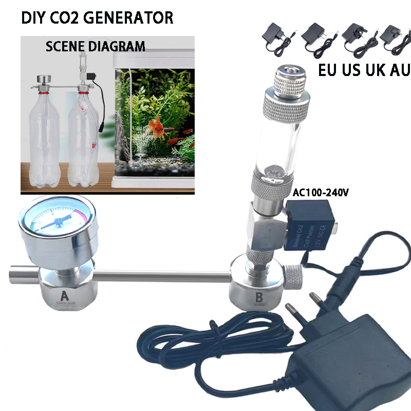 Co2 Diffuser Planted - Aquarium DIY CO2 generator system kit