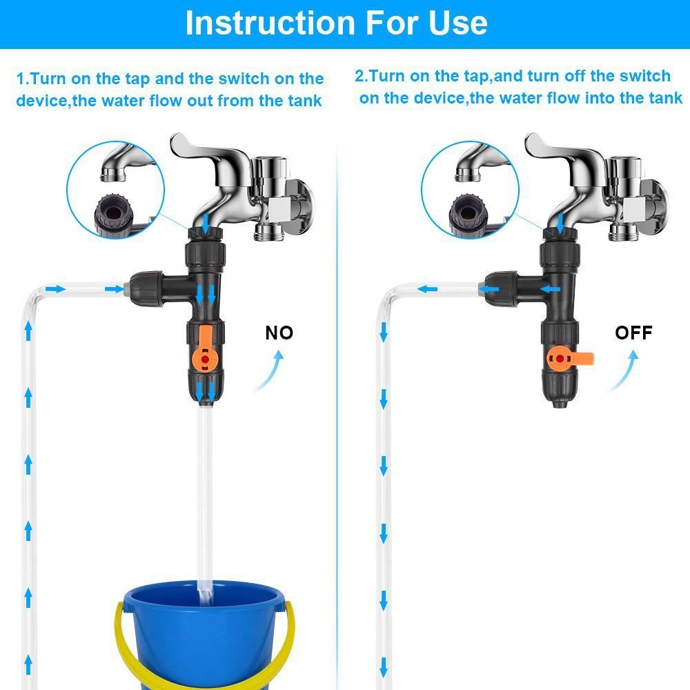 Aquarium Fish Waste Collector - Fish Tank Water Changer Accessory Aquarium