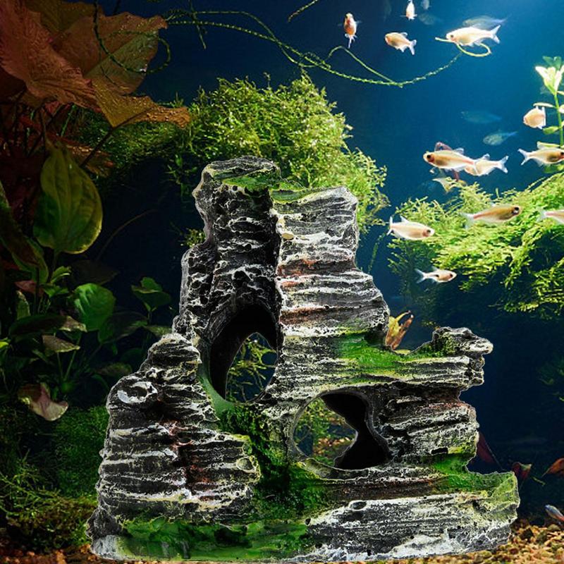 Aquarium Fish Background - Aquarium Sandstone Decoration Fish Tank Landscaping