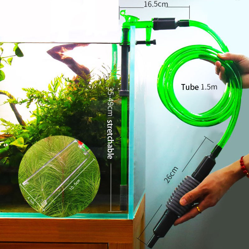 Aquarium Fish Waste Collector - Fast Aquarium Water Changer Fish Tank