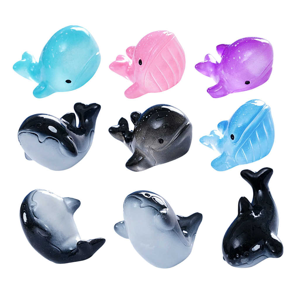 Aquarium Fish Shark - 9Pcs Realistic Mini Resin Ocean Animal