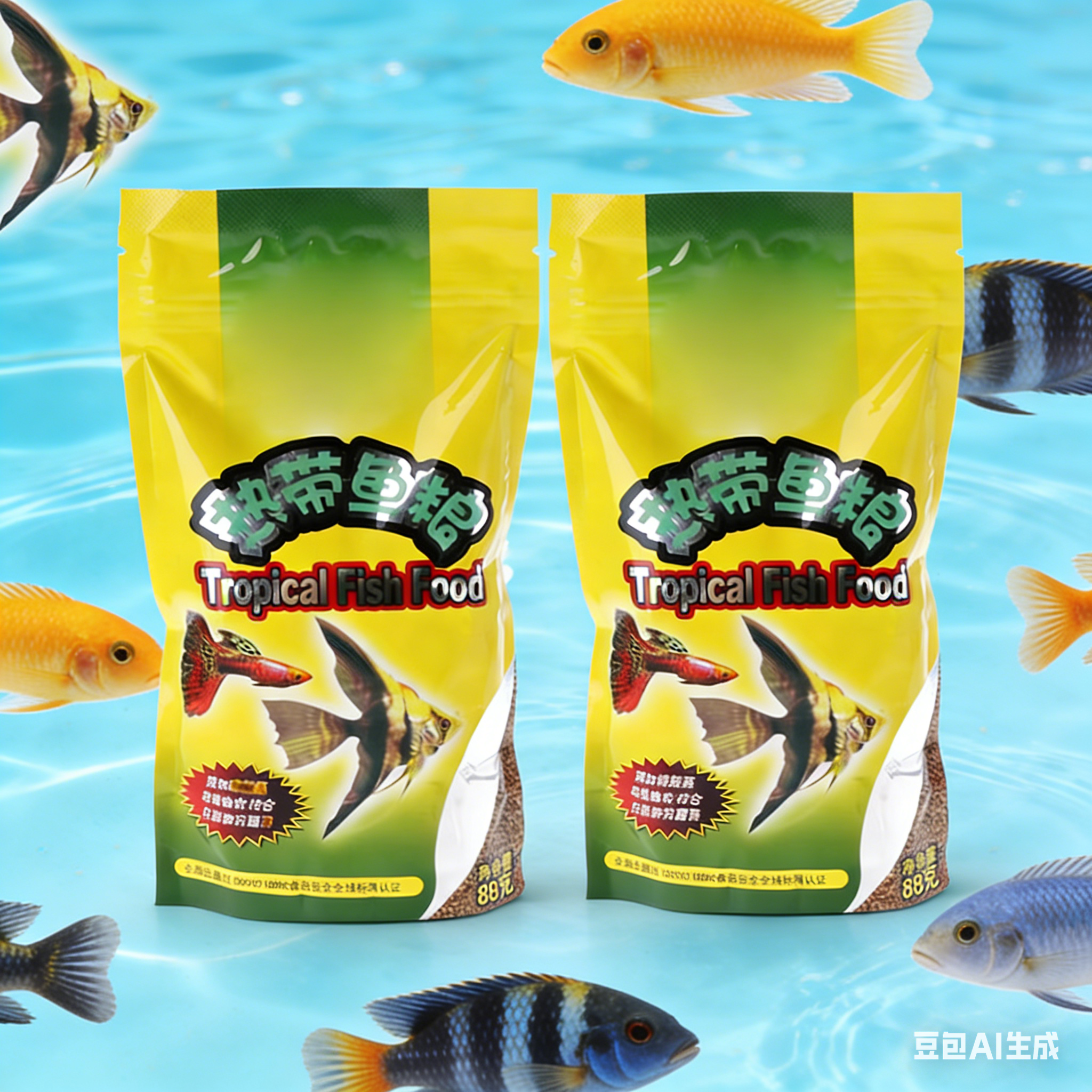 Aquarium Fish Food - 1/2pcs Aquarium Tank Tropical Fish Food