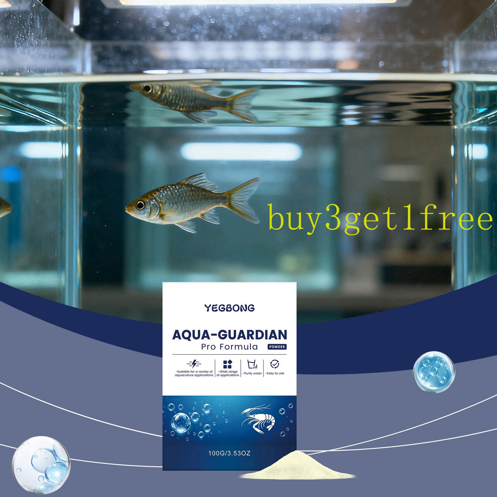Cleaner Fish Aquarium - Aquarium Guardian Purifies Water Quality Home