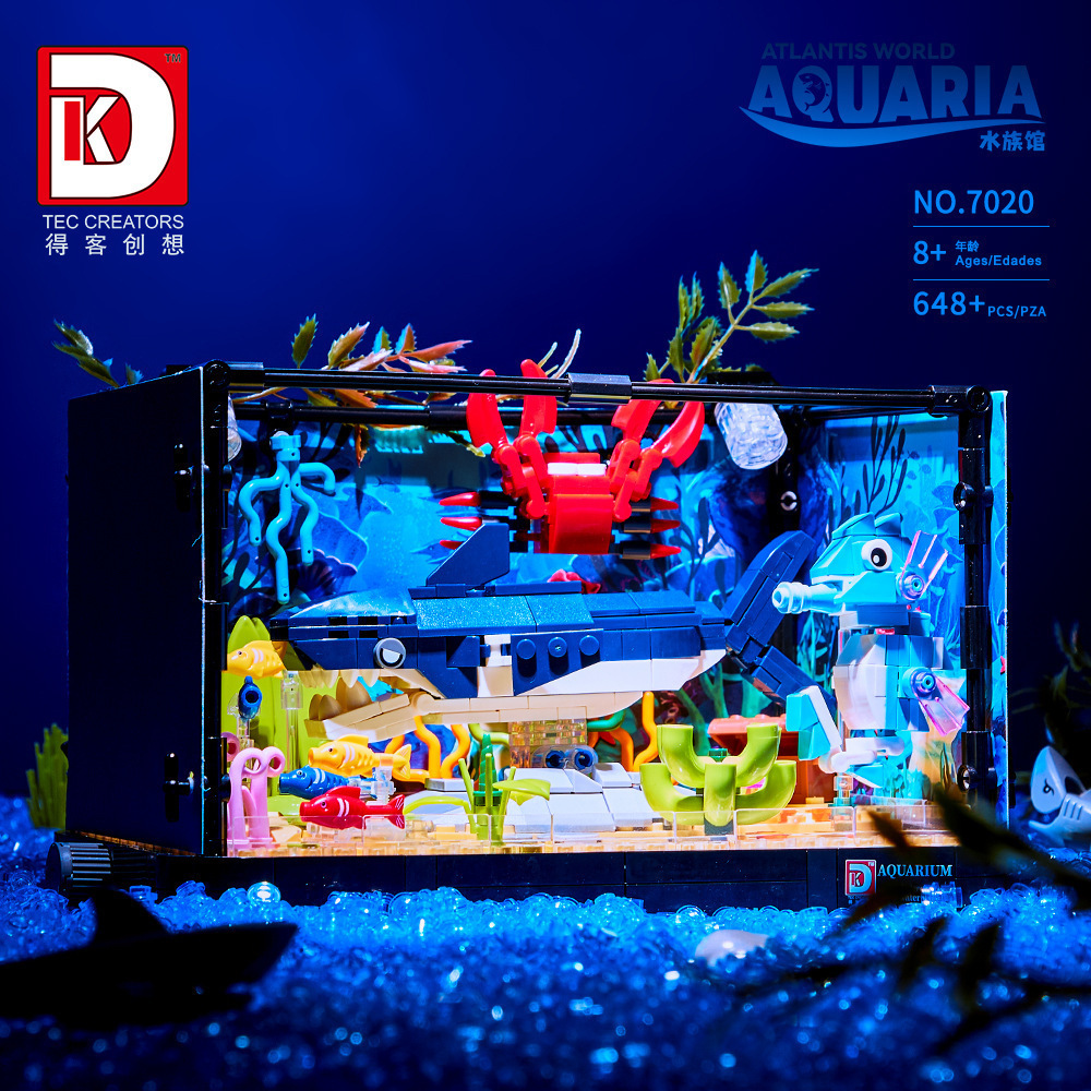 648PCS Shark Ecosystem Tank Bu – Aquarium Fish Shark Bewertung und Preis