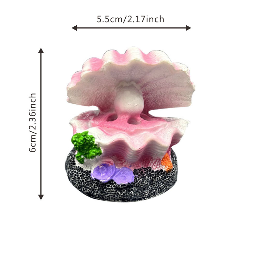 Cute Shell Shape Bubble Stone  – Aquarium Fish Enrichment Bewertung und Preis