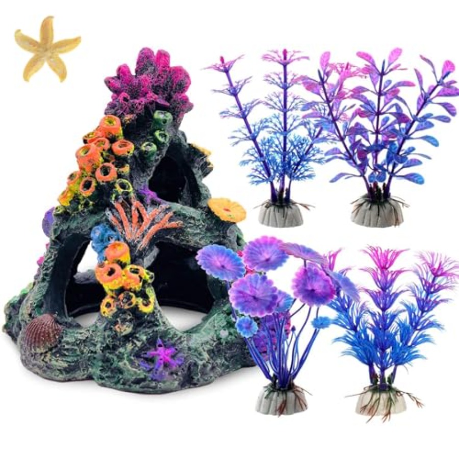 Fish Tank Decoration Set, Aqua – Aquarium Fish Colorful Bewertung und Preis