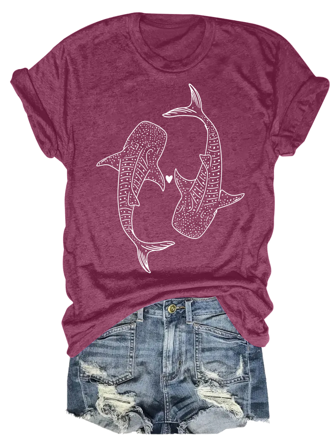 Women's plus size tank top Wha – Aquarium Fish Shark Bewertung und Preis