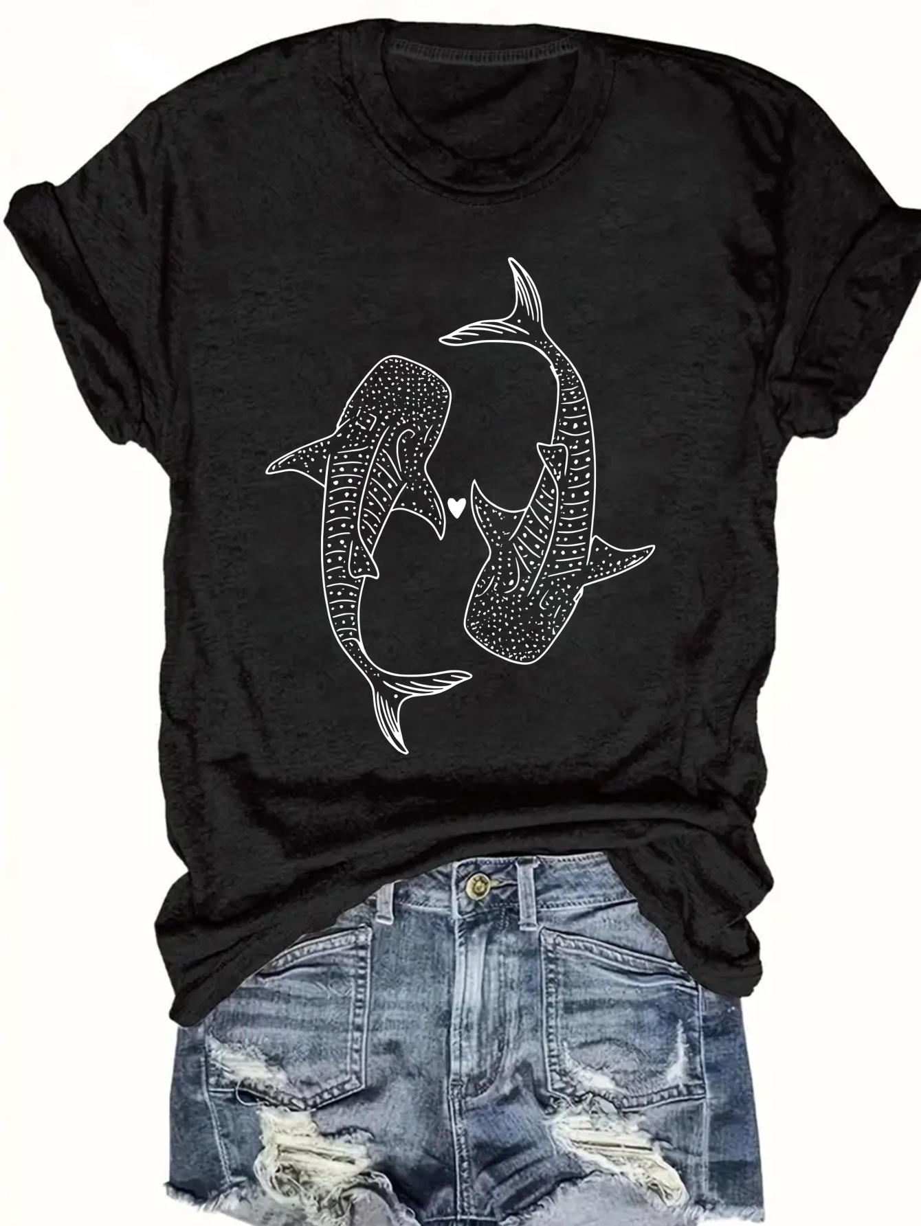 Women's plus size tank top Wha – Aquarium Fish Shark Bewertung und Preis
