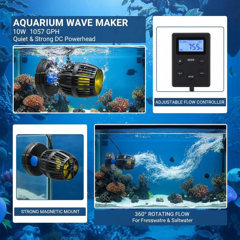 Aquarium Wave Maker, 10W, 1057 – Powerhead Circulation Pump Bewertung und Preis