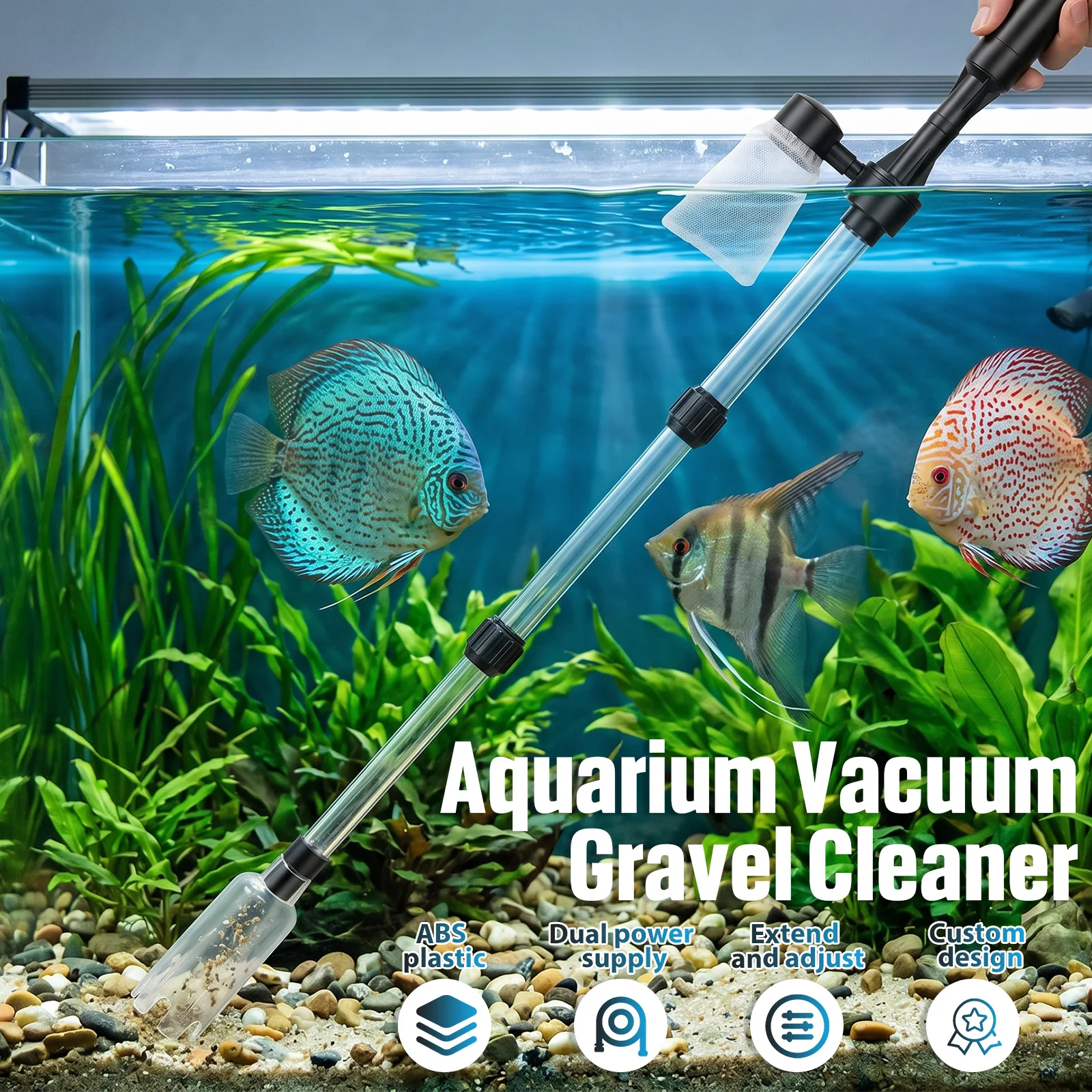 Aquarium Vacuum Gravel Cleaner – Aquarium Fish Waste Collector Bewertung und Preis