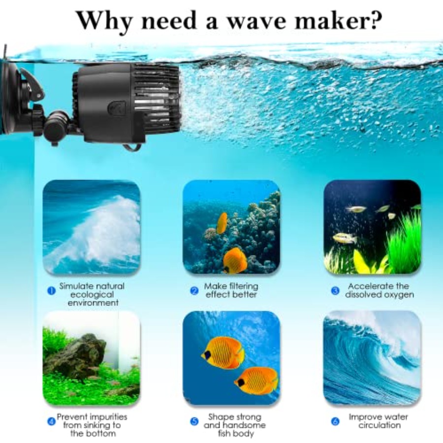 Aquarium Wave Maker8W//20W/25W – Powerhead Circulation Pump Bewertung und Preis