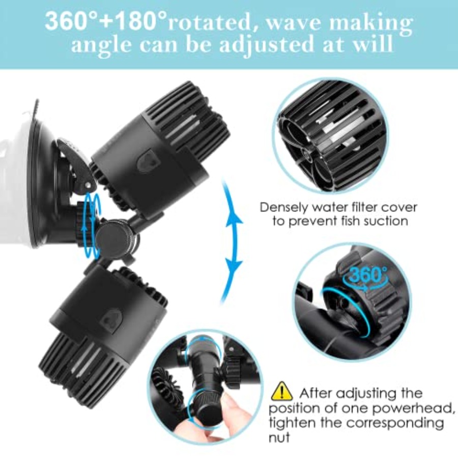 Aquarium Wave Maker8W//20W/25W – Powerhead Circulation Pump Bewertung und Preis