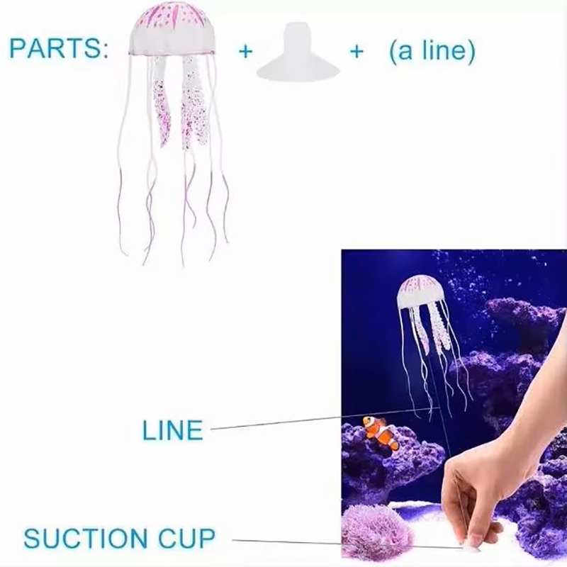 Artificial Swim Luminous Jelly – Aquarium Fish Discus Bewertung und Preis