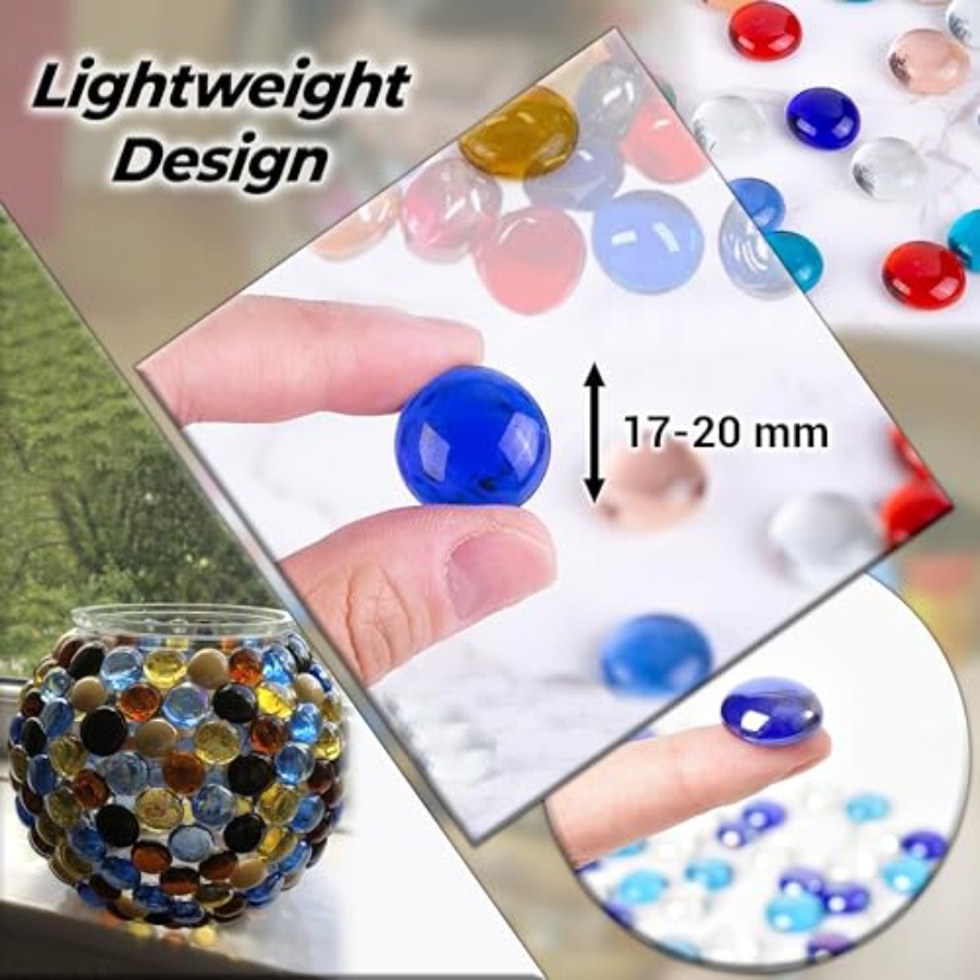 2LB Flat Glass Marbles Color 2 – Aquarium Fish Colorful Bewertung und Preis