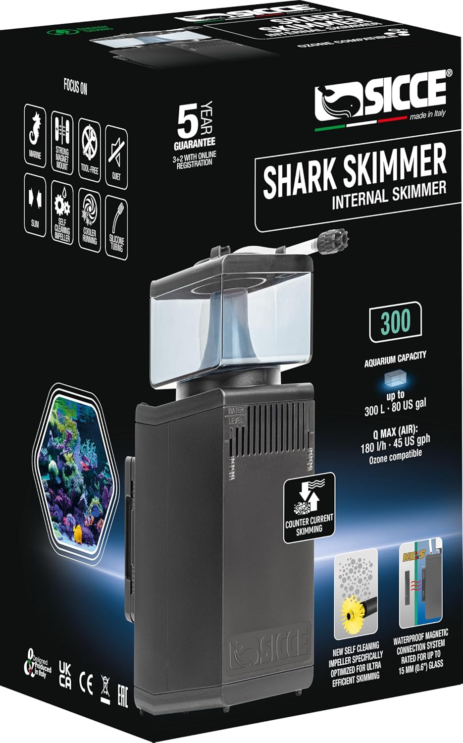 Shark Nano Protein Skimmer 300 – Aquarium Fish Shark Bewertung und Preis