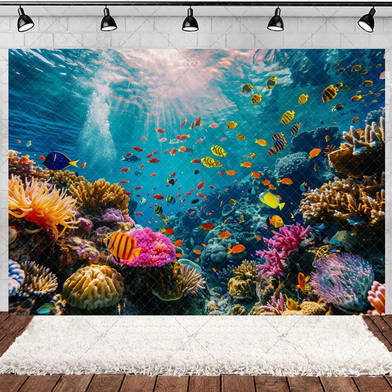 Underwater World Party Decorat – Aquarium Fish Background Bewertung und Preis