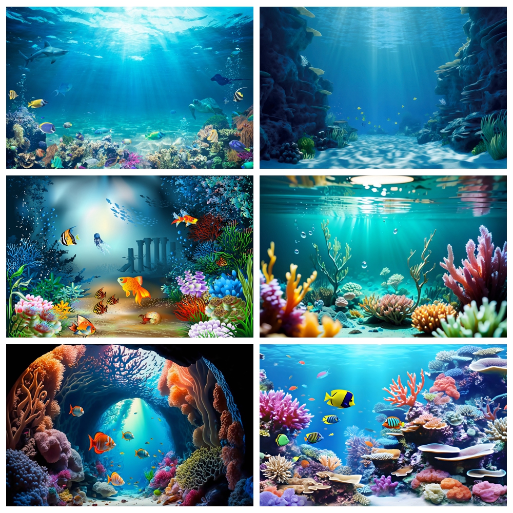 Underwater World Seabed Backdr – Aquarium Fish Shark Bewertung und Preis
