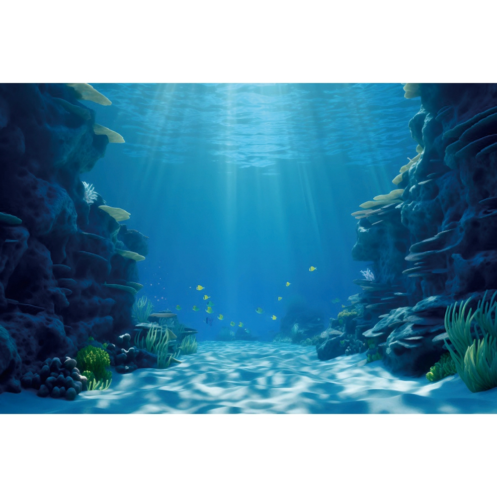 Underwater World Seabed Backdr – Aquarium Fish Shark Bewertung und Preis