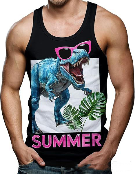 Funny Shark Cat 3D Print Tank  – Aquarium Fish Shark Bewertung und Preis