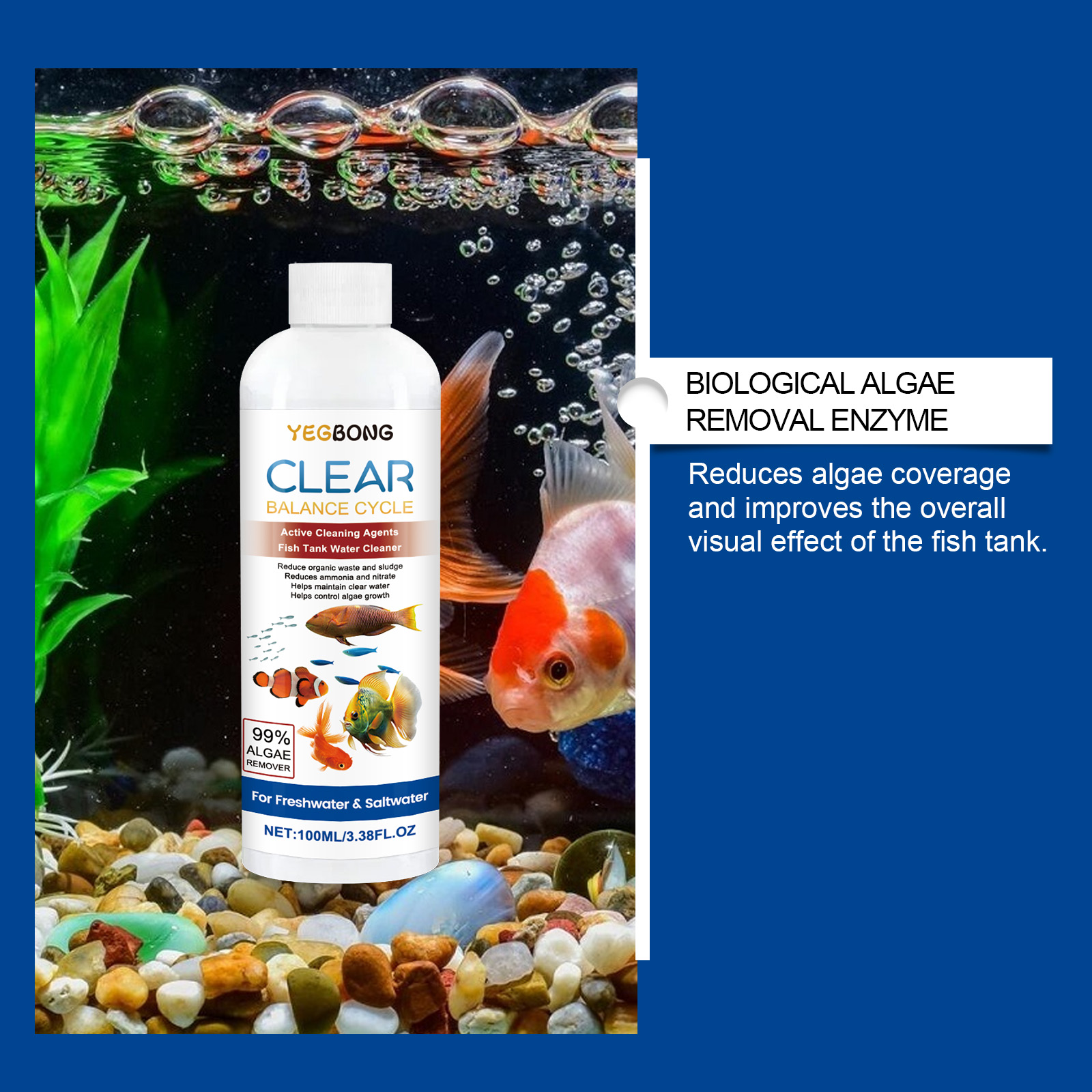 Aquarium Water Clarifier 100ml – Cleaner Fish Aquarium Bewertung und Preis