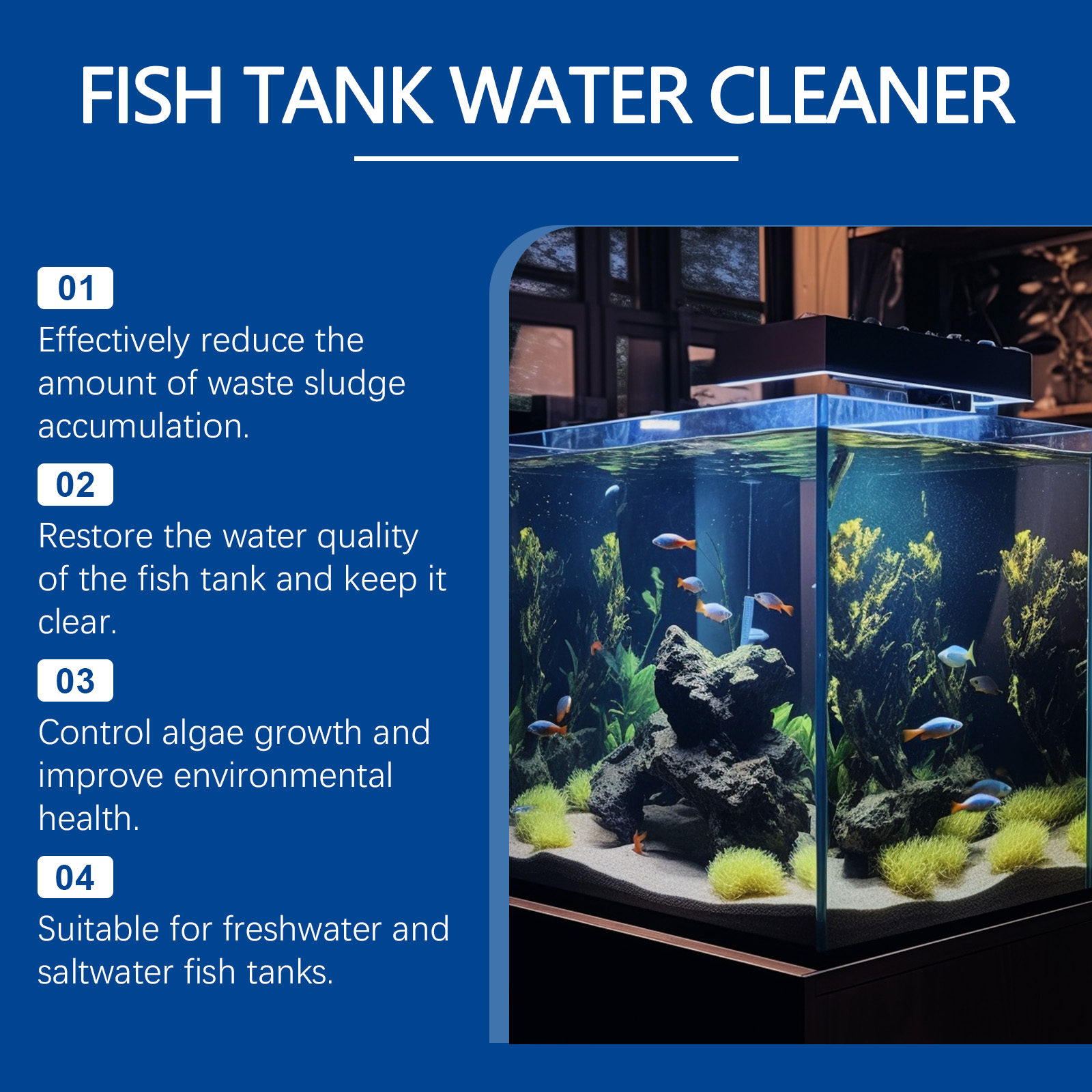 Aquarium Water Clarifier 100ml – Cleaner Fish Aquarium Bewertung und Preis