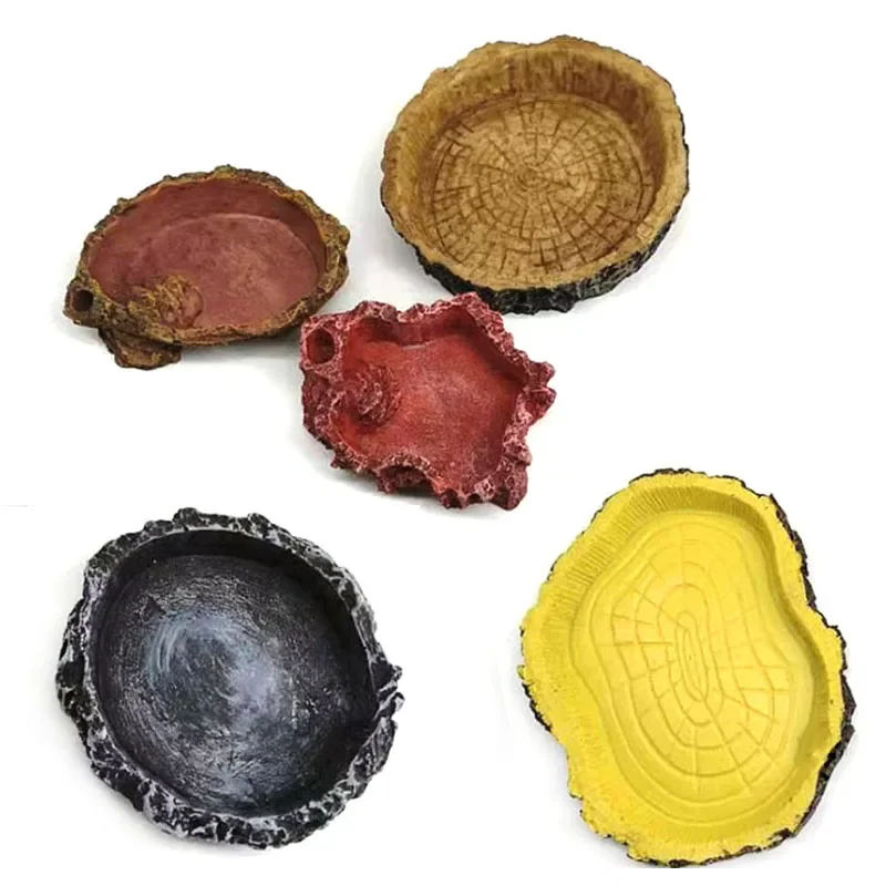 Pet Reptile Feeder Bowl Resin  – Aquarium Fish Food Bewertung und Preis