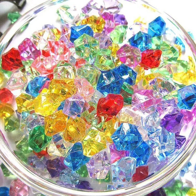 200pcs Acrylic Gem Stone Color – Aquarium Fish Colorful Bewertung und Preis