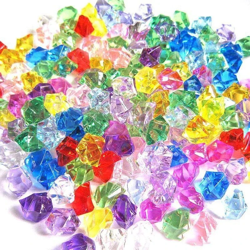 200pcs Acrylic Gem Stone Color – Aquarium Fish Colorful Bewertung und Preis