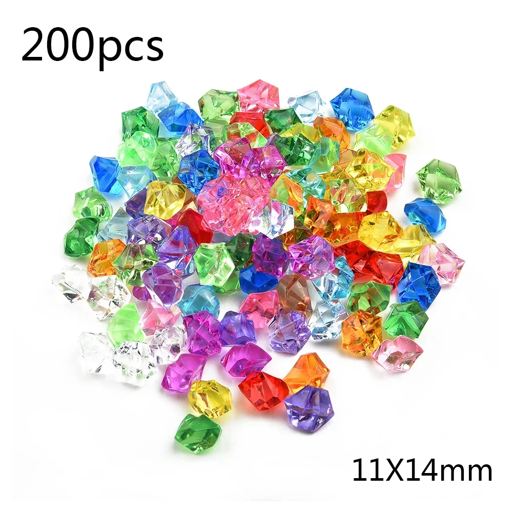 200pcs Acrylic Gem Stone Color – Aquarium Fish Colorful Bewertung und Preis