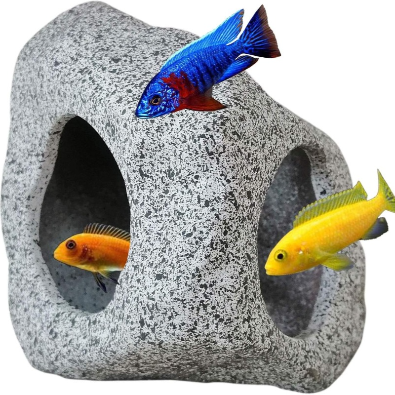 Fish Tank Cave Stone Landscapi – Aquarium Fish Enrichment Bewertung und Preis