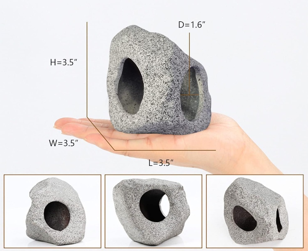 Fish Tank Cave Stone Landscapi – Aquarium Fish Enrichment Bewertung und Preis