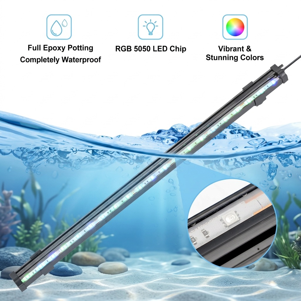 USB LED Aquarium Air Bubble Li – Aquarium Fish Colorful Bewertung und Preis