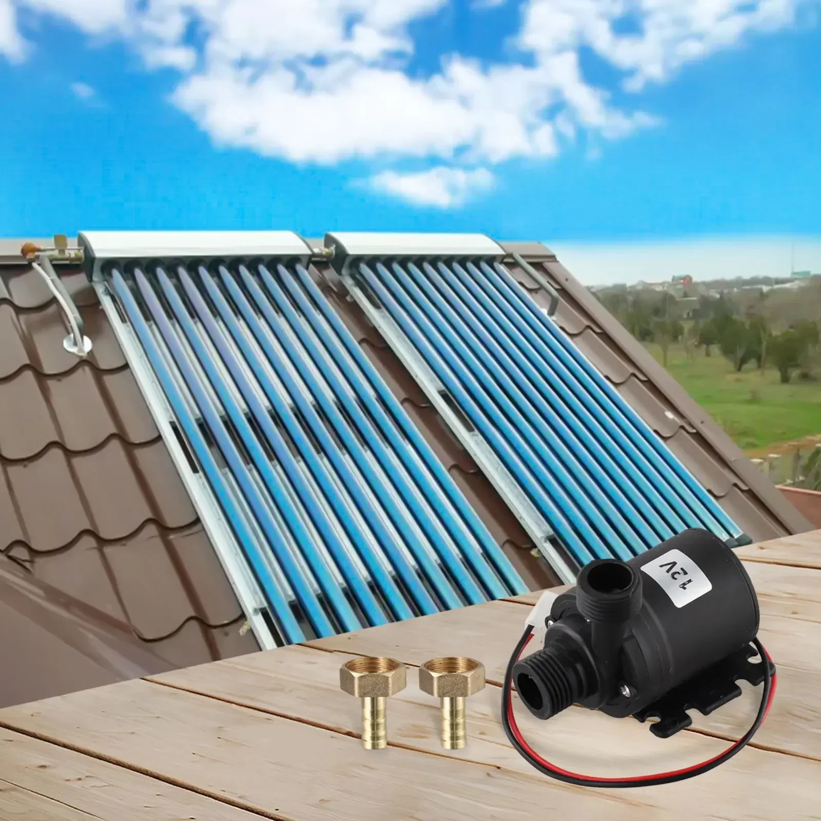 DC 12V 24V Solar Powered Hot W – Powerhead Circulation Pump Bewertung und Preis