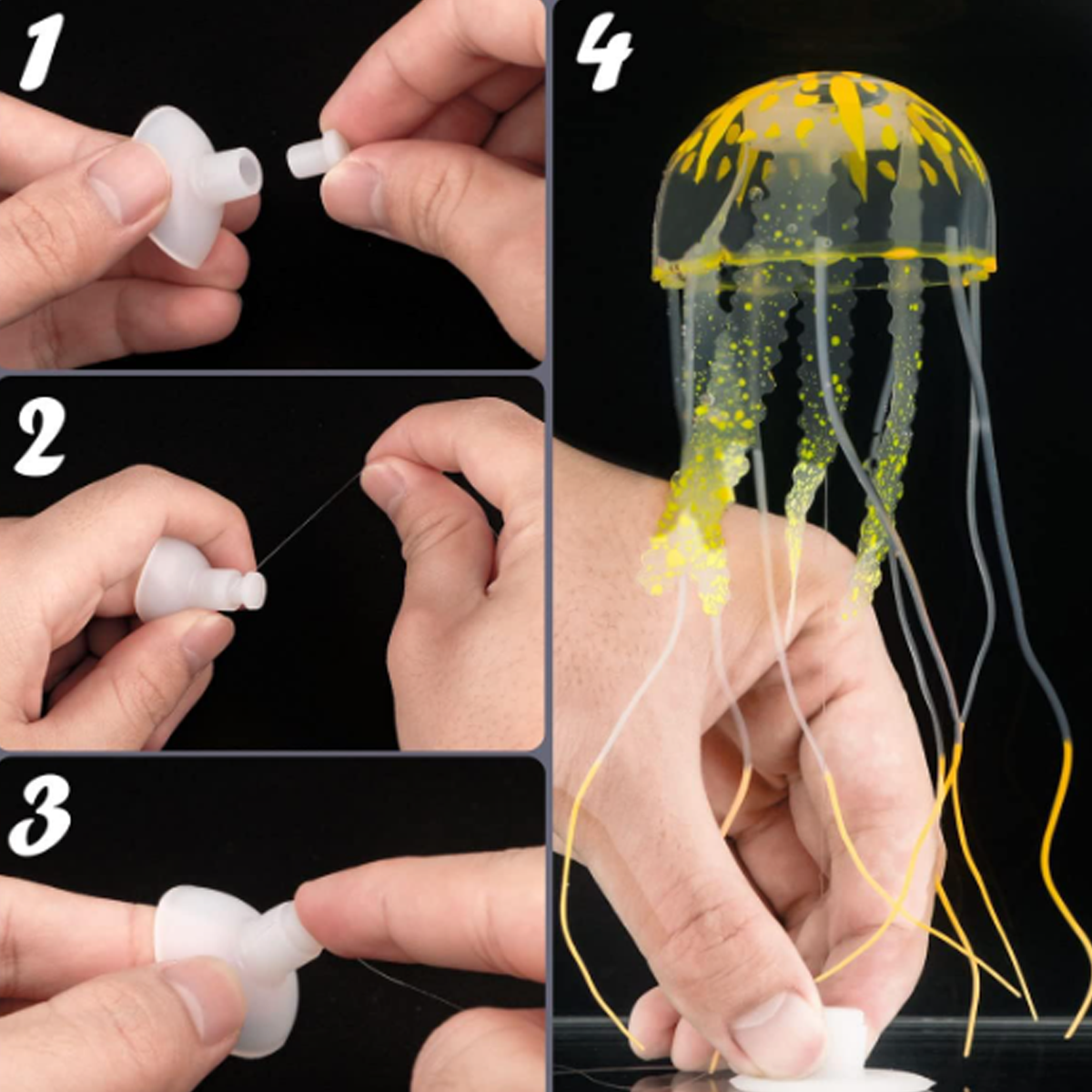 1 Pc Coral Moon Jellyfish Aqua – Aquarium Fish Discus Bewertung und Preis